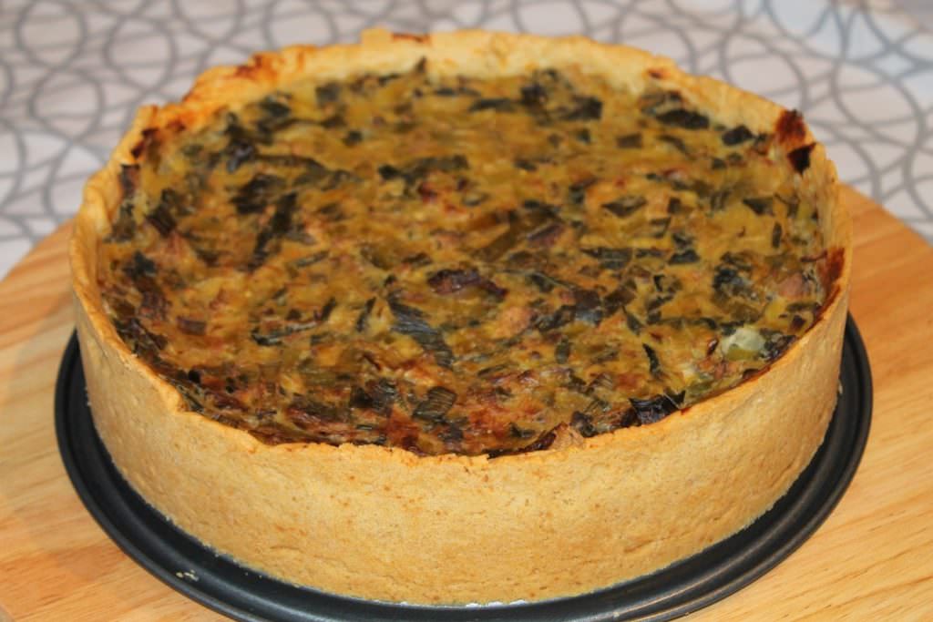 Lauchkuchen vegan