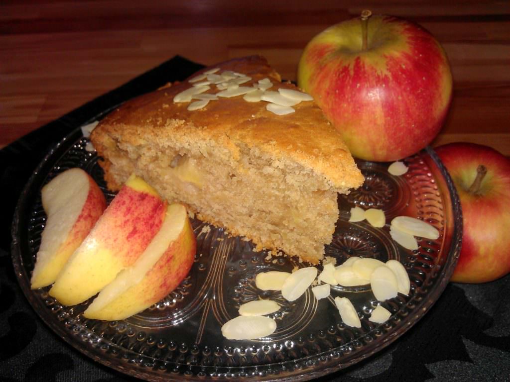 Apfelmandelkuchen, vegan
