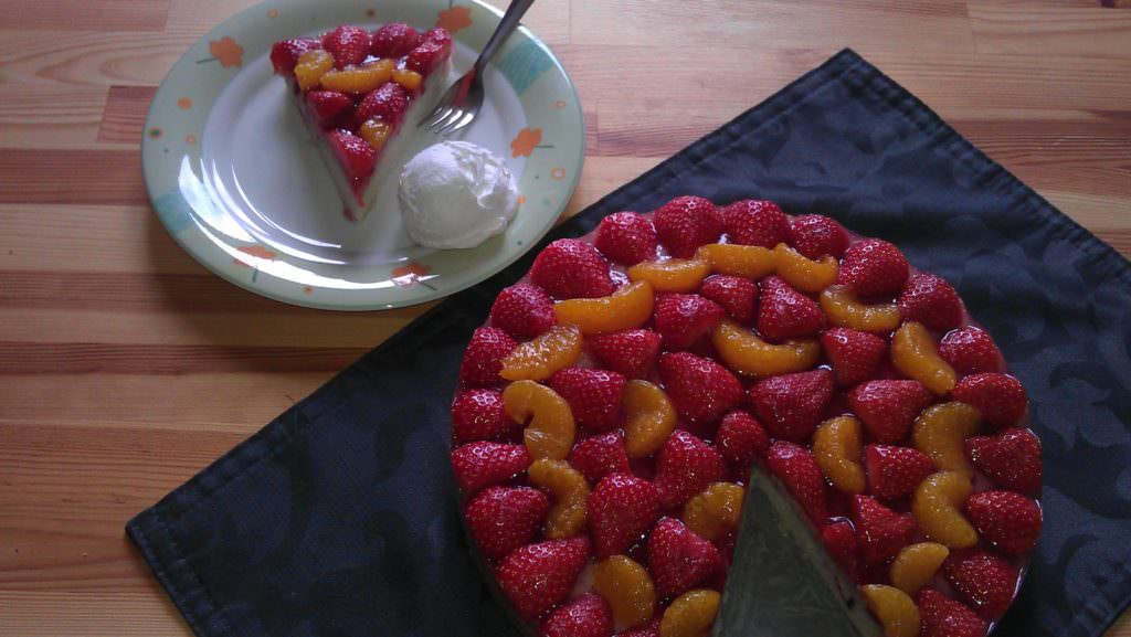 Erdbeerkuchen