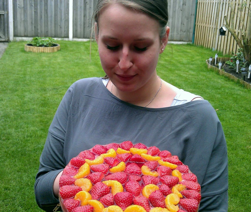 veganer Erdbeerkuchen