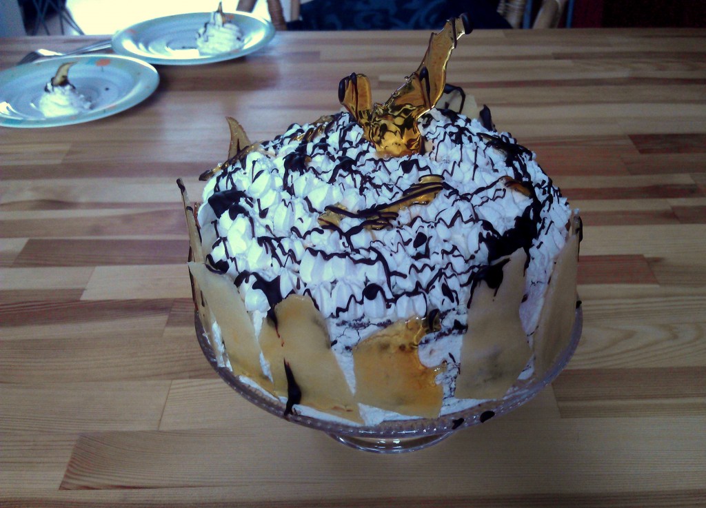 vegane Schoko-karamelltorte