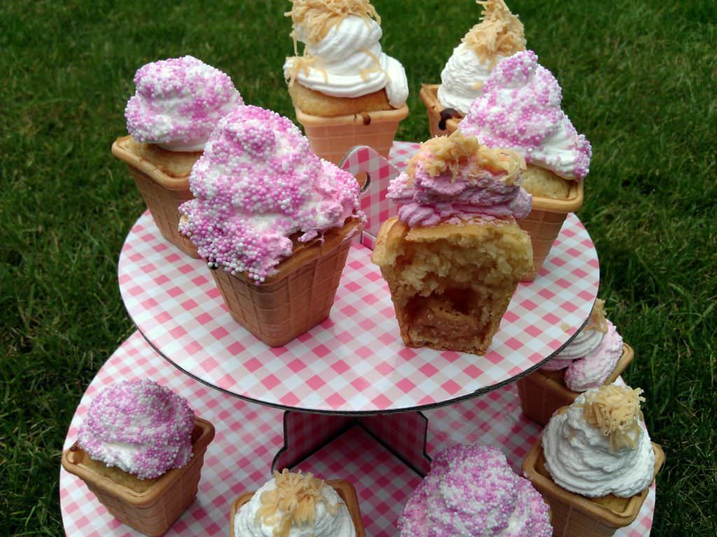 Cupcake angeschnitten