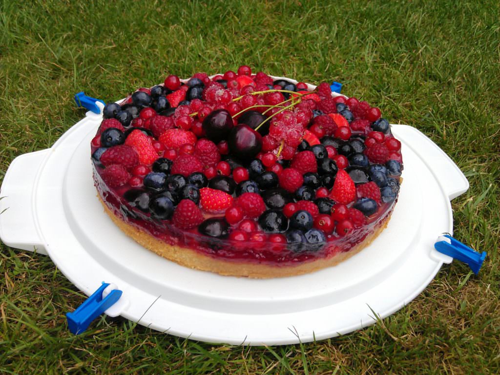 Beerenkuchen vegan