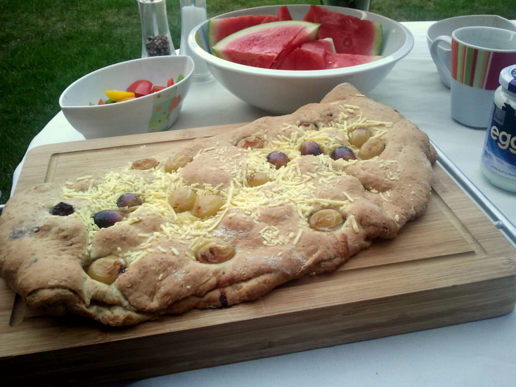 veganes Traubenbrot