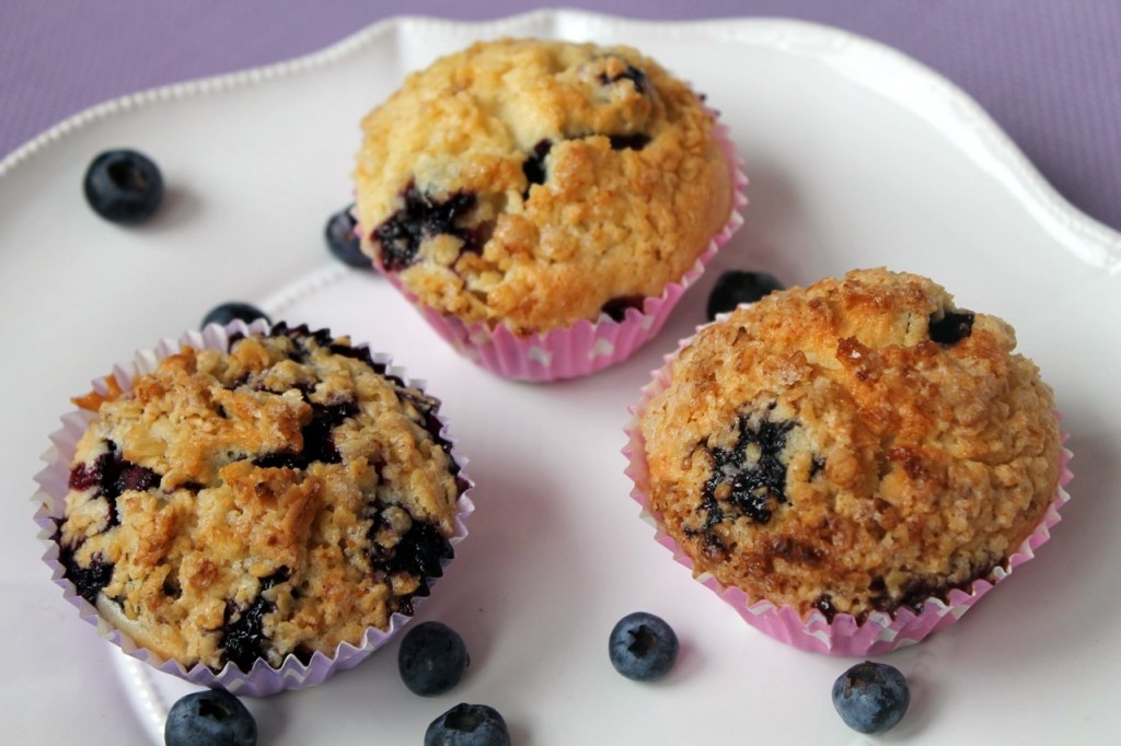 Blaubeermuffin vegan