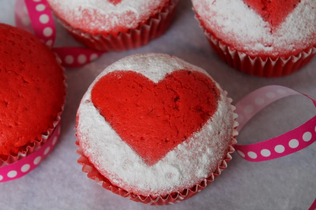 Valentinstag vegan Muffin