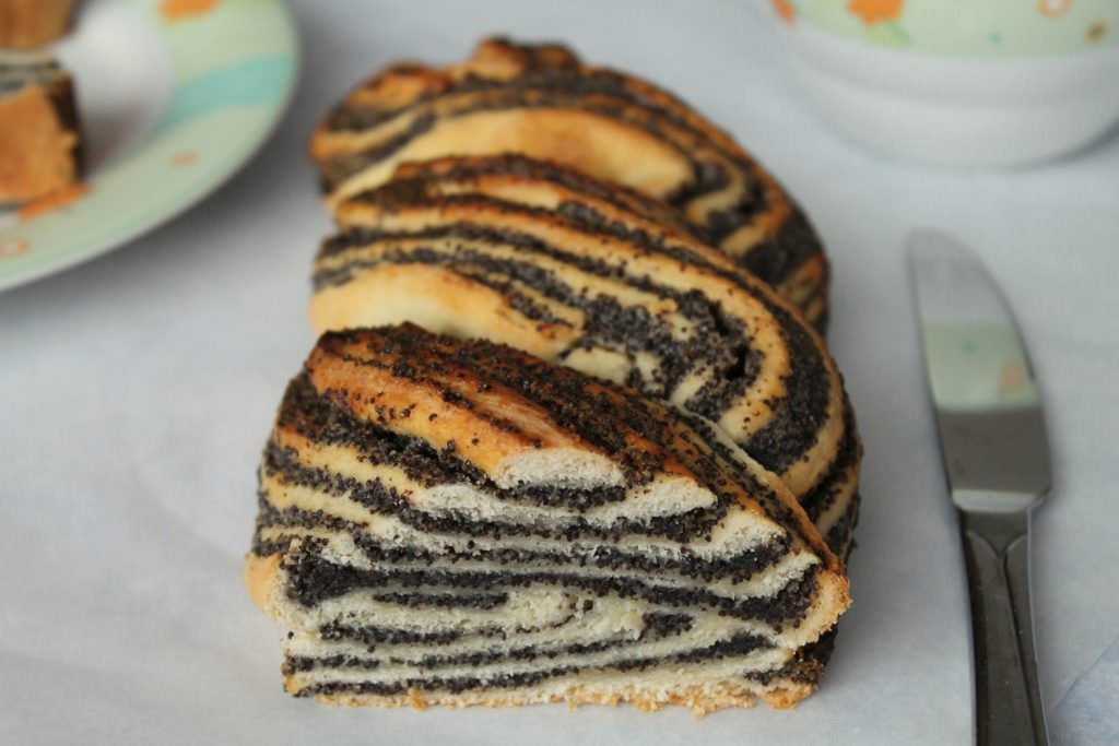 Marzipan-Mohnzopf vegan