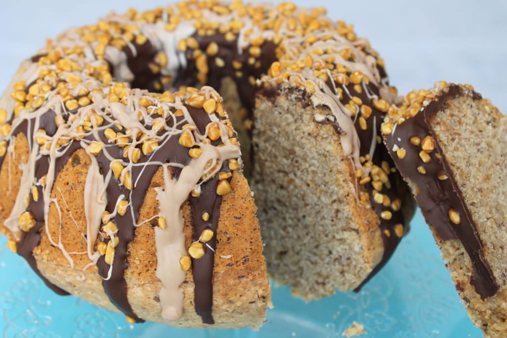 Nusskuchen mit Schokolade vegan