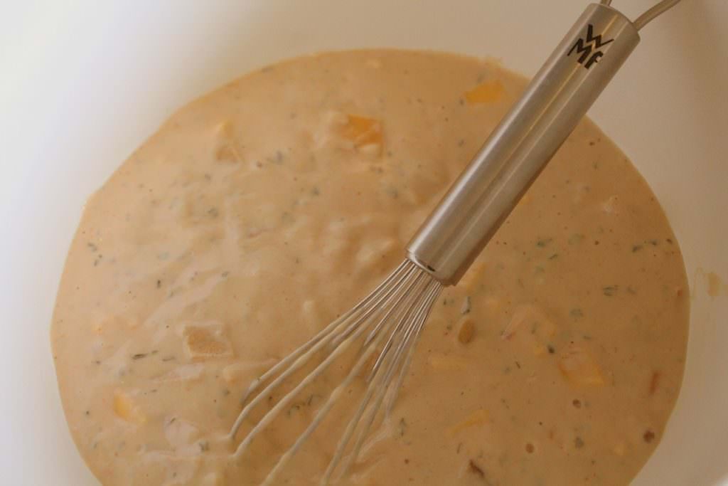 Pizzawaffeln Teig vegan