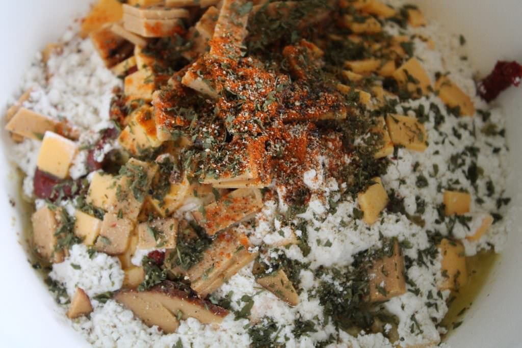 Pizzawaffeln vegan Teig