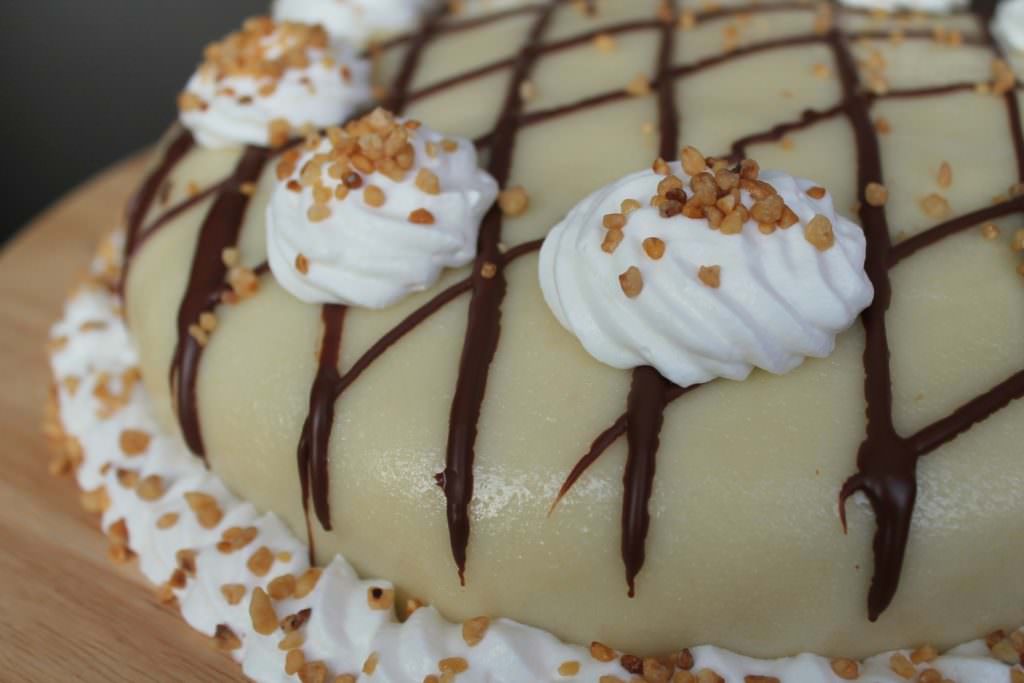 Marzipantorte mit Krokant