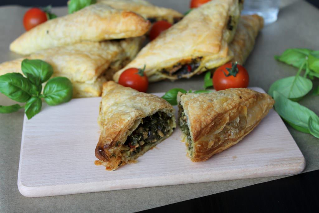 vegane Blätterteigtaschen
