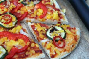 Grillpizza vegan