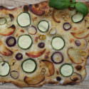 Fruchtiger Flammkuchen vegan