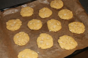 Macadamiakekse ungebacken